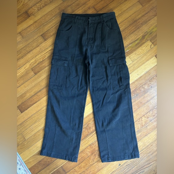 Men’s Black Barrel Jeans Size M/30 - Picture 2 of 3
